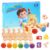 MeCids Kids Wooden Travel Stamps, 24 PCS Holiday Travel Stamps Kids Birthday Gift Party Favors Classroom Rewards Art Projects Carnival Prizes for Boys Girls