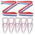 Medal Ribbons 40pcs Multi Function Medal Ribbons Award Neck Lanyards Competition Sports Meeting Hook Clip