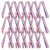 Medal Ribbons 40Pcs White and Hook Ribbon Medal Lanyard Neck Ribbons for Competition Polyester Cotton Lanyards