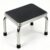 Medical Foot Step Stool, 350 LBS Heavy‑Duty Fully Welded Steel Frame, Anti‑Skid Rubber Platform Foot Stool for Seniors Adults, for Medical Exam Room Home Office Use
