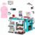 Medical Kit for Toddlers, Pretend Kids Doctor Playset with Cart, Pretend Play Medical Kit with Stethoscope & Costume for Birthday Gift