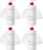 medicube Red Body Wash 14.10 Fl.oz I Low pH and Hydrating Cleanser with Salicylic Acid, Lactic Acid, Niacinamide and Hyaluronic Acid Suitable for Bacne Treatment | Korean Skin Care (Pack of 4)