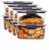Medium Glass Storage Containers, 4.7 Cup, 4‑Pack, Secure Sealing Household Storage Boxes
