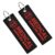 MEDMAX Medical Supplies Inside Luggage Tag 2 Pack, Double Sided Emergency Medical Alert Keychain Tags for CPAP Respiratory Equipment, Diabetes, Allergy Bag (Black)