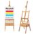 MEEDEN Painting Easel with Storage Drawer, Studio H-Frame Easel- Adjustable (60″~75″) Solid Beech Wood Easel Stand for Painting for Adults, Holds Canvas Art up to 35″,Natural