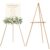 MEEDEN Wood Easel Stand for Display: Wooden Display Tripod Stand for Posters Pictures Paintings – Wedding Decor Holder for Welcome Sign
