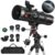 MEEZAA Telescope, 150EQ Newtonian Reflector Telescope for Adults Astronomy Beginners, Professional Astronomical Telescopes with Equatorial Mount, Phone Adapter, Tripod, Moon Filter and Large Carry Bag