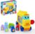 MEGA BLOKS First Builders Toddler Block Toys Set, Build & Count Bus 45 Pieces, Learn Numbers and Counting, Yellow, Ages 1+ Years
