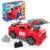 MEGA BLOKS Fisher-Price 3-in-1 Build & Go Race Car Block Toy