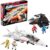 ​MEGA G.I. Joe Action Figures Building Toys, Skystriker XP-14F vs. Cobra H.I.S.S. with 617 Pieces, 4 Poseable Characters, for Collectors