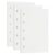 MEGAPENNA 120 Sheets A8 Planner Inserts Blank Binder Inserts | (5 Holes Binder Refill Paper 120GSM) Suited to Journaling/Planner/Notebook/Teacher Office Supplies