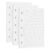 MEGAPENNA 120 Sheets A8 Planner Inserts Grid Binder Inserts | (5 Holes Binder Refill Paper 120GSM) Suited to Journaling/Planner/Notebook/Teacher Office Supplies