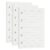 MEGAPENNA 120 Sheets A8 Planner Inserts Lined Binder Inserts | (5 Holes Binder Refill Paper 120GSM) Suited to Journaling/Planner/Notebook/Teacher Office Supplies