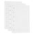 MEGAPENNA 135 Sheets A7 Planner Inserts Lined Binder Inserts | (6 Holes Binder Refill Paper 100GSM) Suited to Journaling/Planner/Notebook/Teacher Office Supplies