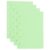 MEGAPENNA 200 Sheets A8 Punched Refill Paper Binder Paper [Light Green]