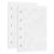 MEGAPENNA 80 Sheets A8 Planner Inserts Grid Binder Inserts | (5 Holes Binder Refill Paper 120GSM) Suited to Journaling/Planner/Notebook/Teacher Office Supplies