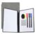 MEGAPENNA A5 Portable Dry Erase Board, Double-Sided Reusable, Gray | Handheld Whiteboard Board Whiteboard Notebook with PU Cover, Pen & Wipe Cloth & Board Eraser, for Office Study Home
