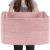 MEGASKET Extra Large Pink Storage Basket, 23.6″ x 17″ x 12″ Rectangle Blanket Basket Living Room, Woven Cotton Rope Basket, Toy Basket Bins, Pink Baskets for Decor, Wicker Baby Laundry Basket