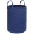 MEGASKET Large Blue Laundry Basket, 80L Tall Blanket Basket Living Room, Cotton Rope Toy Bin, XL Woven Baby Nursery Laundry Hamper with Handle, Navy Blue Room Decor, 16.5″x22.5″ Bedroom Aesthetic