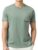 Mega Tshop Mens Pocket T Shirts 5.29 oz Cotton Blend Short Sleeve Tshirts Crew Neck Casual Basic Tee Regular Fit Lily Pad L