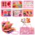 MEGRANATE Montessori Busy Board, Baby Busy Book Educational Learning Toys for Toddlers Quiet Book Activity Books Fine Motor Skills Toys for 3+ Year Old Kids (Pink)