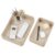 MEIBOOCH Desk Organizer Tray, PU Leather Nightstand Organizer Perfume Valet Tray for Men Women, Decorative Vanity Trays Trinket Dish Key Bowl for Entryway Bedside Table (Beige, Small+Large)