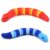 MEIEST 2 PCS Fidget Snakes Toys for Adults,3D Articulated Caterpillar Sensory Stress Relief Flexible Hand Toy, Ideal Party Favor Colorful Office Desk Toys (Blue+Red)