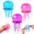 MEIEST 3 PCS Colorful Jellyfish Squeeze Toy – Dream Sensory Fidget Solid Glitter Jelly Squish Toy -Slow Rising Ice Stress Balls-Party Favors Stress Relief Hand Toy