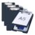 Meiikun 6 Pack Small Clipboard with Storage, 6×9 Navy Plastic Clip Board