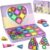 MEIQ 42-Piece Mini Magnetic Tiles Travel Set with Metal Storage Box – Portable STEM Building Blocks for Kids Ages 3-8, Montessori Educational Toys for Airplane & Car Rides, Gift for Boys & Girls