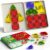 MEIQ Travel Magnetic Tiles for Kids, 26 PCs Mini Magnetic Building Blocks with Festive Iron Storage Box, STEM Travel Toys for Toddlers Ages 3-5+, Educational Learning Gift for Boys & Girls
