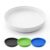 MEKA Deep Tuff Tray 27.8” Round Sensory Play Base, Heavy Duty Plastic Deep Spot Messy Activity Mud Water Sand Tray for Toddlers, Outdoor Indoor Open-Ended Learning Toy White
