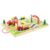Melissa & Doug 17-Piece Wooden Take-Along Tabletop Farm, 4 Farm Vehicles, Play Pieces, Barn, Grain House Take-Along Pretend Play Toy Barn Toys for Toddlers Ages 1+