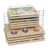 Melissa & Doug Deluxe Metal Wire Puzzle Storage Rack for 12 Small and Large Puzzles (Pack of 6)