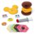 Melissa & Doug Disney Fill and Top DonutPlay Set – 4 Squishy Donuts and Wooden Toppings – Pretend Play Food Playset with Accessories, Preschool Learning Toys for Kids 3+ – FSC Certified