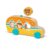 Melissa & Doug GO Tots Wooden Roll & Ride Bus with 3 Disks School Bus Toys for Babies and Toddlers – FSC-Certified Materials
