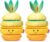 Melissa & Doug Multi-Sensory Pineapple Soft Stacker Infant Toy – Stacking Toys for Babies, Pineapple Stacking Toy for Infants (Pack of 2)