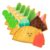 Melissa & Doug Multi-Sensory Soft Taco Fill & Spill Infant Toy – Sensory Toys for Babies, Baby Taco Toy, Baby Toys for Ages 6 Months and Older (Pack of 4)