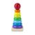 Melissa & Doug Rainbow Stacker Wooden Ring Educational Toy – Wooden Stacking Rings, Stacker Toys for Toddlers Ages 2+
