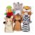 Melissa & Doug Safari Buddies Hand Puppets, Set of 6 (Elephant, Tiger, Parrot, Giraffe, Monkey, Zebra) Soft, Plush Puppet, Stuffed Animals, Pretend Play Toddler Toys for Girls & Boys 2+ (Pack of 6)