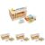 Melissa & Doug Slice-Stack-Serve, Wooden Sandwich Counter Pretend Play Store with Play Food Toys, Play Money & Deli Slicer, Preschool Toys for Kids 3+ (Pack of 4)