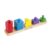 Melissa & Doug Stack and Sort Board – Wooden Educational Toy with 15 Solid Wood Pieces (Pack of 12)