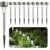 Melofo Solar Garden Stake Lights, 10 Pack LED Stainless Steel Waterproof Solar Lights Outdoor Garden Landscape Pathway Lighting for Walkway Patio Yard Driveway Lawn Decoration, Cold White