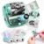 Memoking AI Sticker Printer for Kids, AI Voice Powered Mini Sticker Maker, Mini Thermal Printer (Blue)