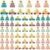 Memorywuu 72 Pcs Mini Resin Ducks for Car Tiny Duck Miniature Duck Gifts for Table Party Decorations, School Party Supply Favor Classroom Prize