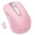 memzuoix 2.4G Portable Wireless Mouse, 1400 DPI Mobile Optical Cordless Mice with USB Receiver for Computer, Laptop, PC, Desktop, MacBook, 5 Buttons (Pink)