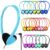 MENGLALA Headphones Bulk Classroom 3.5mm Wired On Ear 10 Pack Mixed Colors