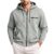 Men Loose Fit Zip Up Fleece Hoodie,Multi Pocket Drawstring Athletic Jacket