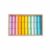 Menolana Acrylic Building Blocks Smooth Burr Finish Creative Pattern Structure Translucent Rainbow Suitable for Children Classroom, Macaron 30PC