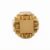 Menolana Brass Desk Gadget Cube Toy Mechanical Cube Rotating Rings Smooth Polished Faces Size Suitable for Office Work Breaks Study Downtime Home Relaxation